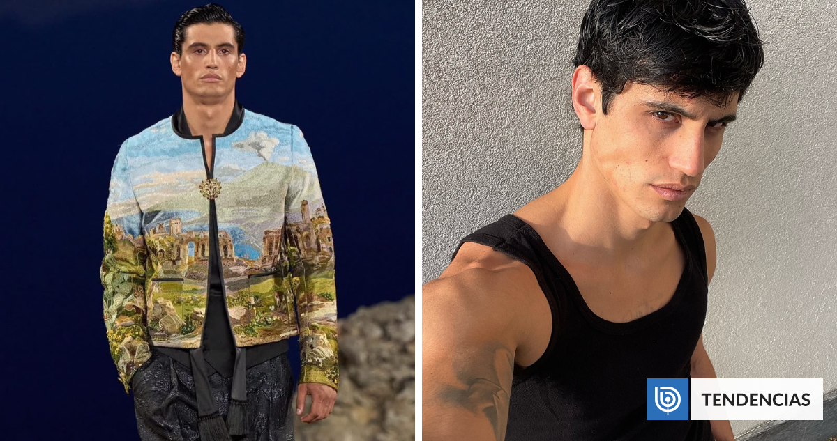 Barbero chileno Pablo Bustamante sukses berjalan di catwalk Dolce&Gabbana