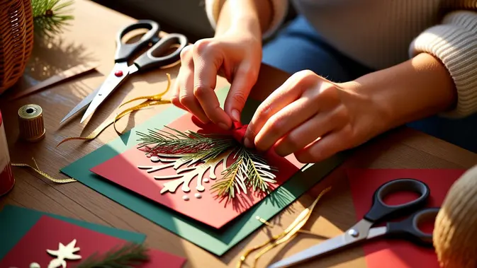 Cara Membuat Christmas Card DIY — Konten Sumber Tidak Tersedia
