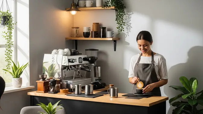 Home Cafe Jadi Gaya Hidup Baru — Permintaan Teks Sumber