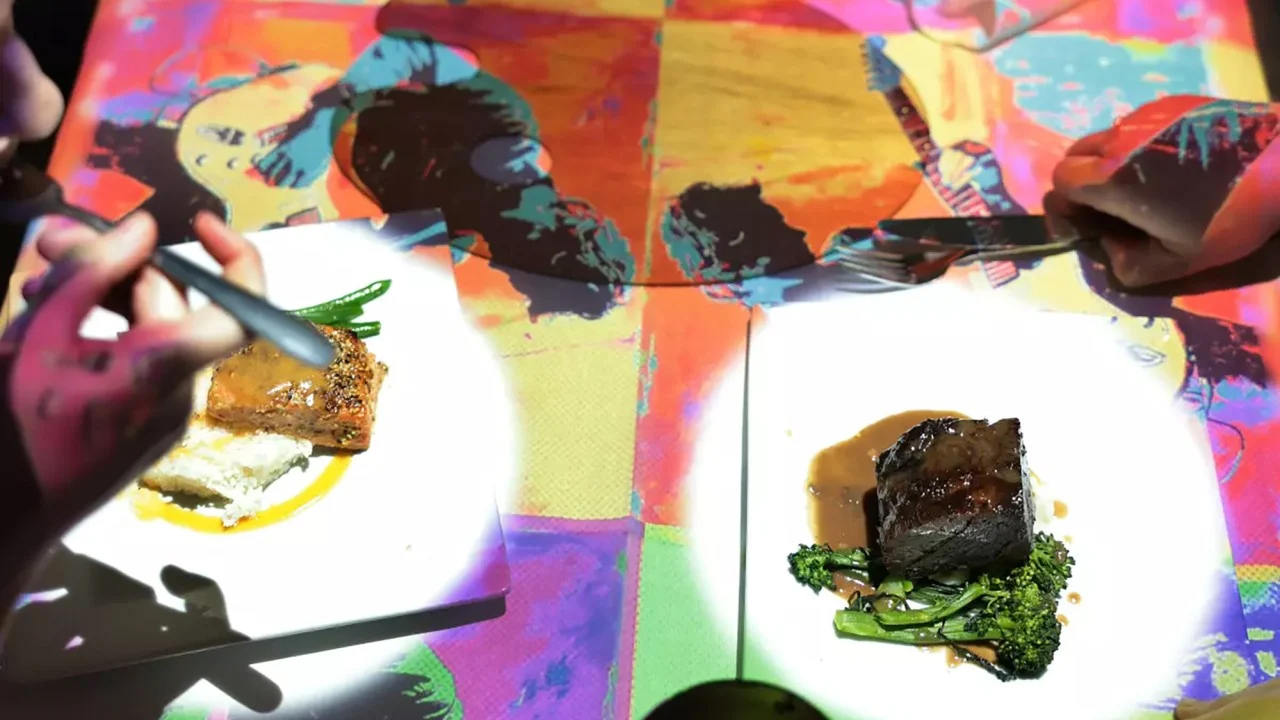 Immersive dining: pengalaman makan hi-tech dari Los Angeles ke Hong Kong