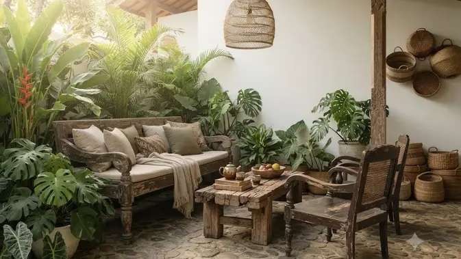 6 Ide Dekorasi Teras Ala Resort Tanpa Membeli Furnitur Baru, Tetap Elegan dan Hemat Biaya