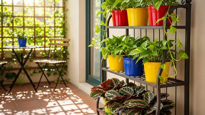 8 Warna Pot yang Membuat Kebun Terlihat Lebih Rapi dan Estetis