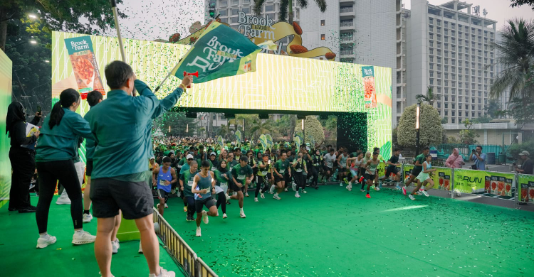 Lebih dari 5.000 Peserta Meriahkan BrookFarm Almond Run 2026 di Gelora Bung Karno