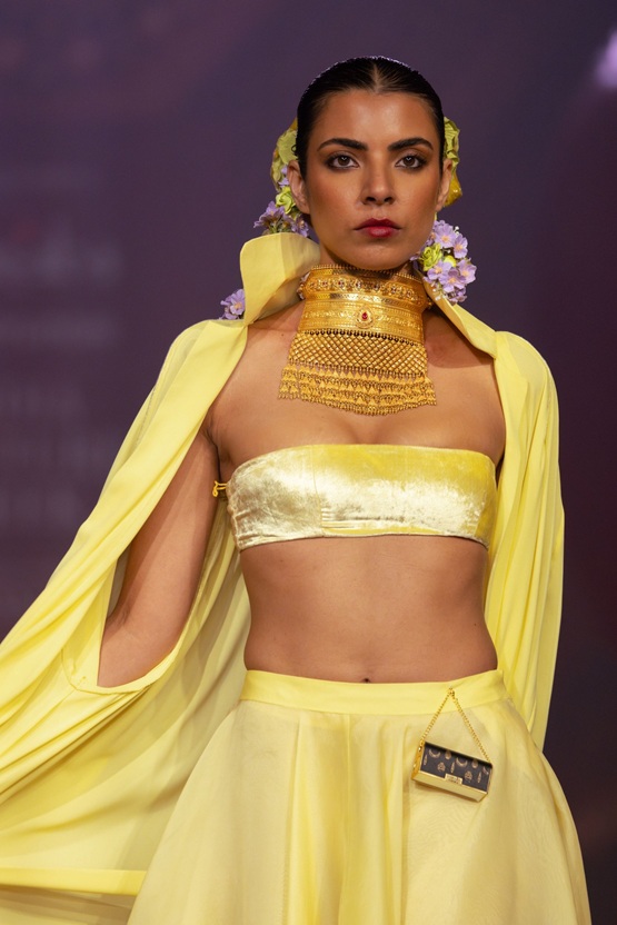Indriya Aditya Birla Jewellery kurasi emas warisan untuk bridal House of Masaba di India Couture Week…