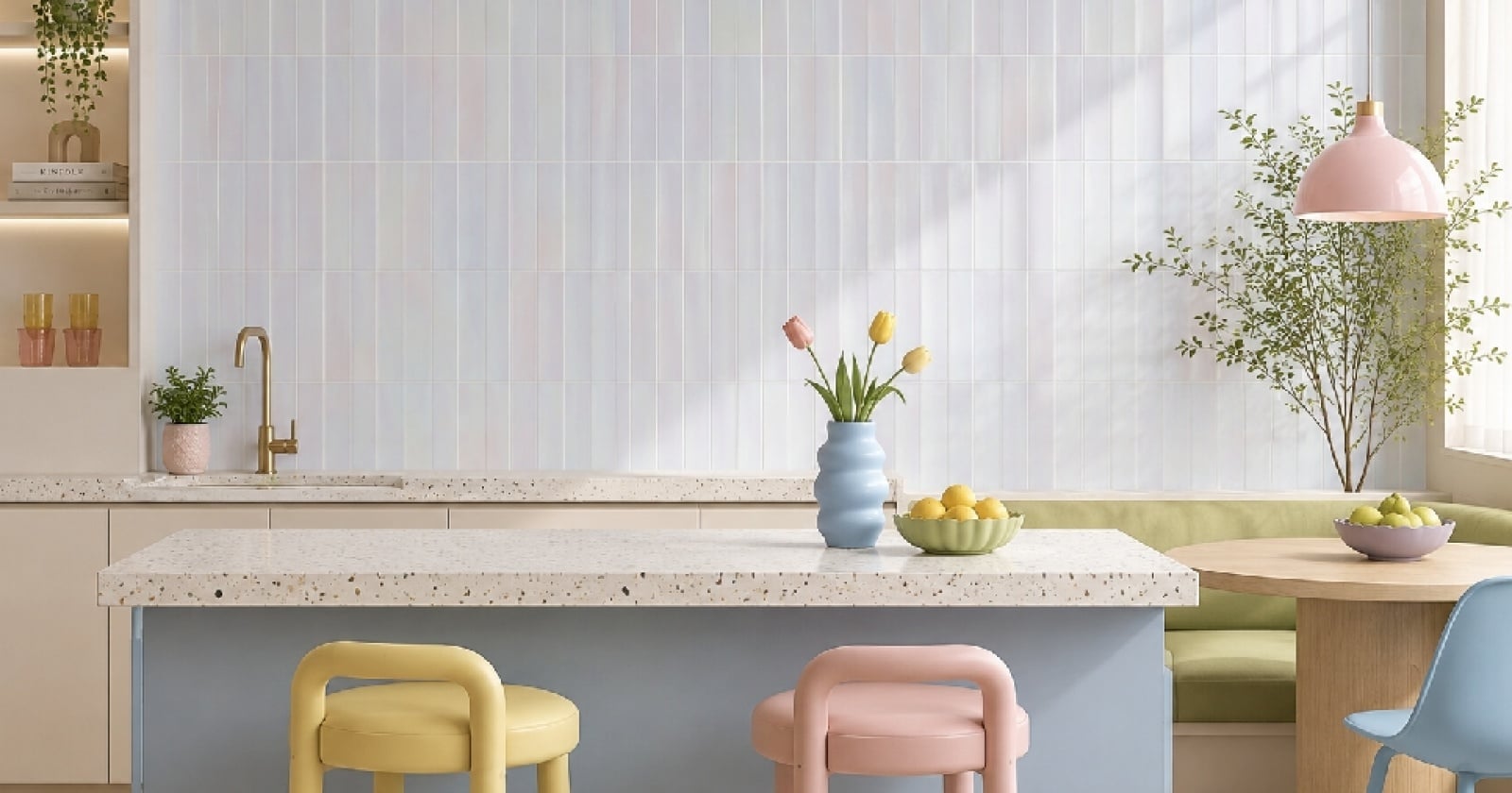 Permainan Cahaya: Tren Keramik Pearlescent Bikin Rumah Terasa Lebih Elegan
