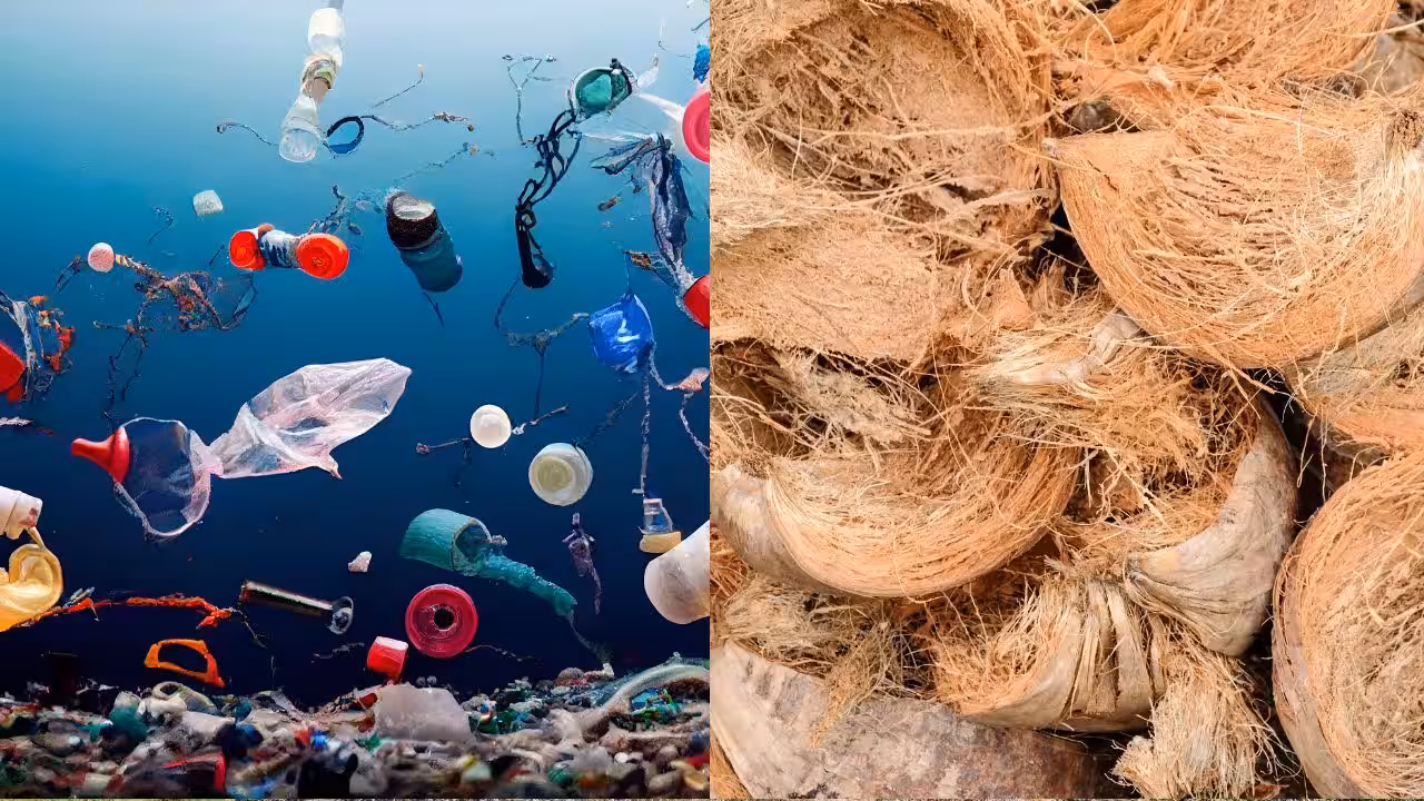 Jamur Sabut Kelapa Bisa Mengurai Mikroplastik dan Tabir Surya di Laut