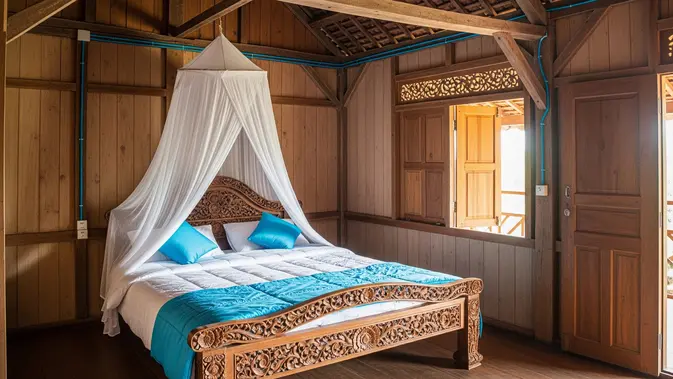 Kamar Tidur Kampung: 8 Desain Kamar Tidur Rumah Kampung yang Sederhana tapi Terasa Sejuk, Bikin Betah